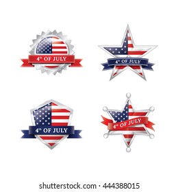 fourth of july vector illustration