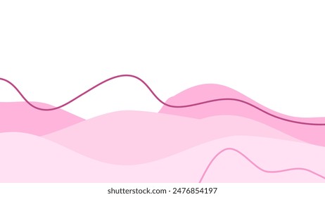 Fourth pastel pink shapes abstract background. flat pink design background. minimalist pink color background
