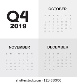 Fourth Quarter Of Calendar 2019
