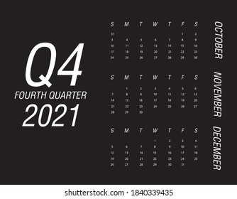 Fourth Quarter Of Calendar 2021
