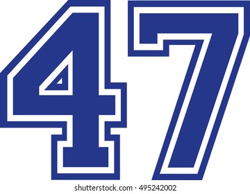 Fourty-seven college number 47