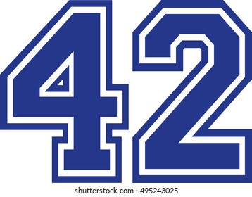 Fourty-two college number 42