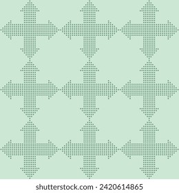 four-way pattern of spots. seamless background geometric
