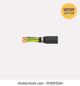 Four-wire Armored Electric Copper Cable