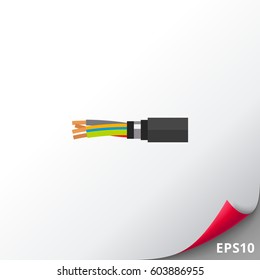Four-wire Armored Electric Copper Cable