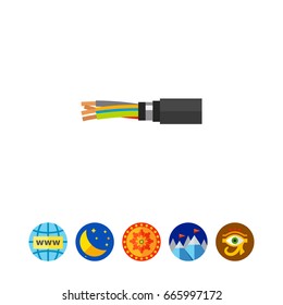 Four-wire Armored Electric Copper Cable