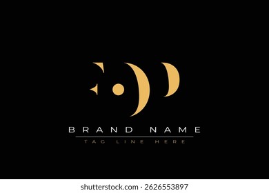 FOX abstract letter logo design. This logo is designed by three abstract letters.