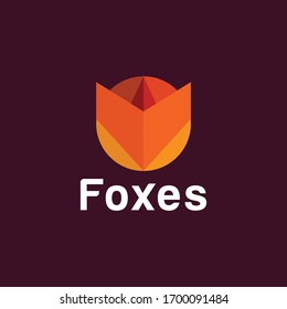 Fox Animal App Modern logo Business design vector template with Geometric And Technology Concept style.