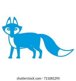 Fox animal cartoon