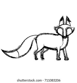Fox animal cartoon
