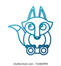 Fox animal cartoon