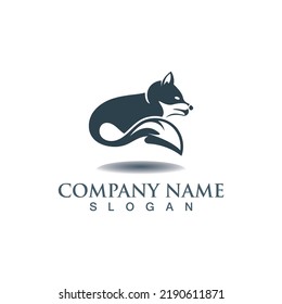 Fox Animal creative logo Template vector design