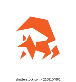Fox Animal Geometric Modern Logo