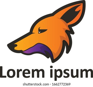 Fox Animal Logo Vector Design