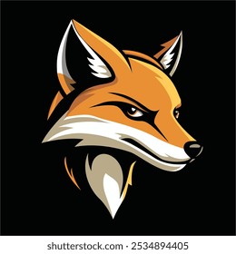 fox animal mascot logo vector
