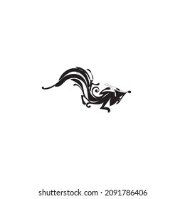 fox animal silhouette illustration icon vector