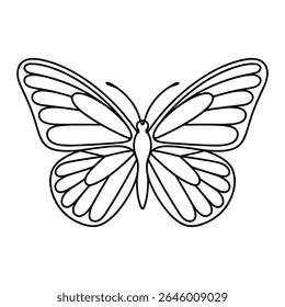 fox bird horse butterfly single line art