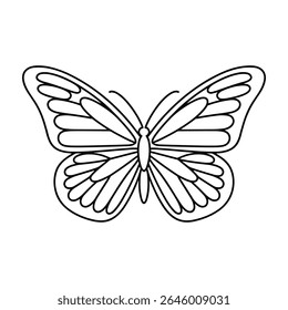 fox bird horse butterfly single line art
