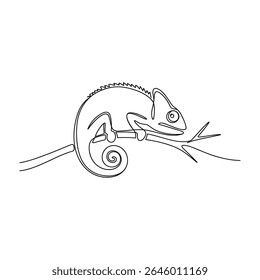 fox bird horse elephant single line art