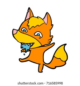 personagem de desenho animado fox