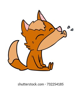 Fox-Cartoon-Charakter