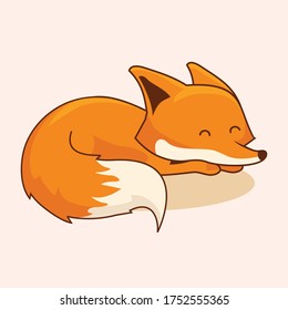 Fox Cartoon Vector Character Cute Fox Stock Vector (Royalty Free ...