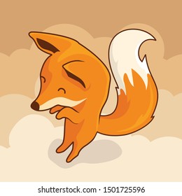 Fox Cartoon Vector Character Cute Fox