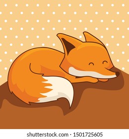 Fox Cartoon Vector Character Cute Fox