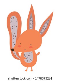 Fox cartoon vector design vector illustration