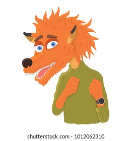 Fox character illustration