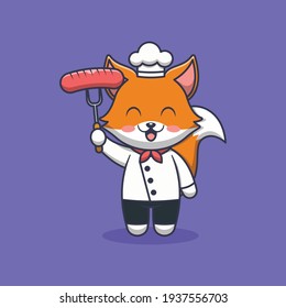 the fox chef brought sausages