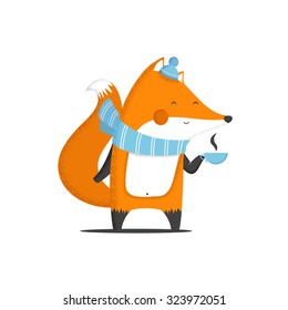 Fox and coffee