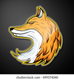 Fox color emblem