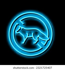 fox control neon light sign vector. fox control illustration