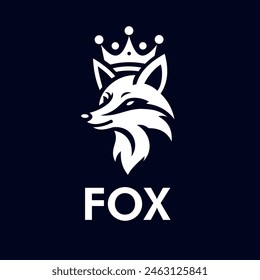 Fox Crown Silhouette illustration Design