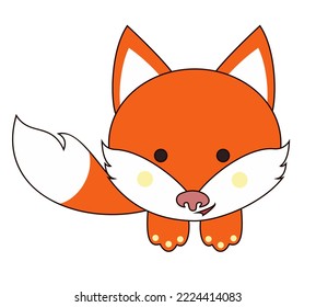 Fox Cub Cute Cartoon