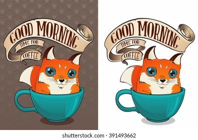 fox and cup