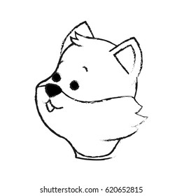 fox cute animal cartoon icon image 