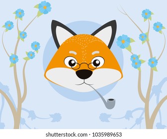 fox cute cartoon