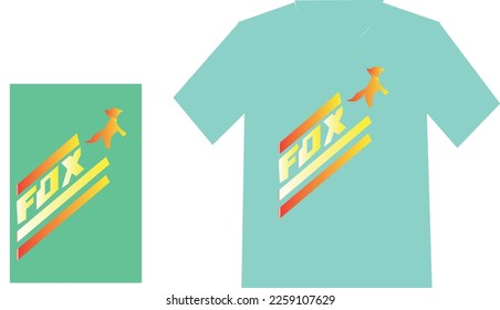 Fox Design T-shirt and nice.
