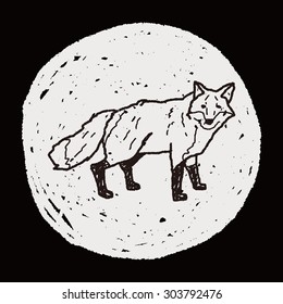 fox doodle