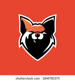 fox e sport logo vector icon illustration