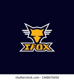  fox E sport simple logo 