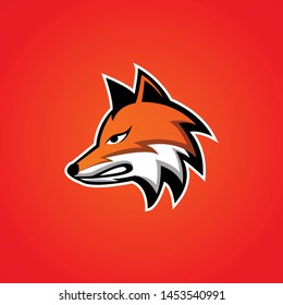 Furious Fox Sport Club Vector Logo Stock Vector (Royalty Free) 632310974