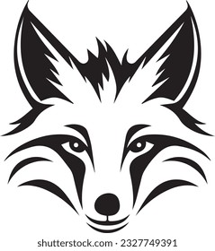 
Fox face, Animal, Pictogram, Vector