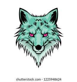 Fox Face Illustration