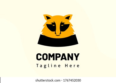 fox face illustration silhouette emblem logo for team, gaming, e-sport, club, exclusive, action figure