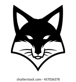 Fox face logo vector icon