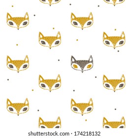 fox face pattern