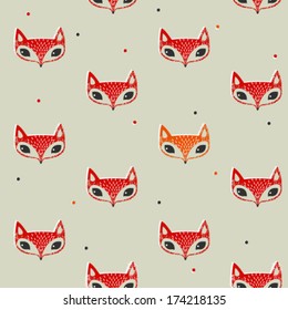 fox face pattern